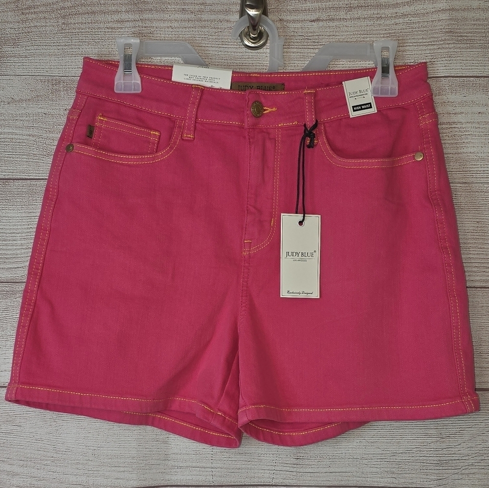Judy Blue High Waist Shorts Size Large NWT